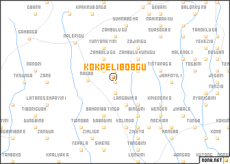 map of Kokpelibobgu