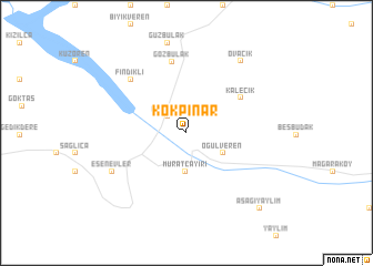 map of Kökpınar