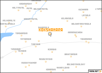 map of Kokshamara