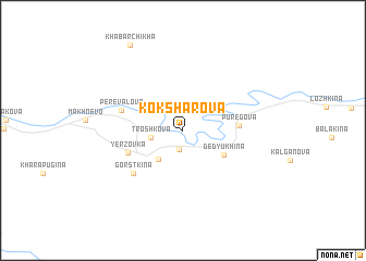map of Koksharova