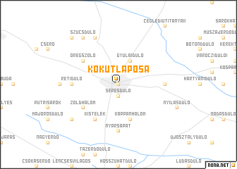 map of Kőkútlaposa