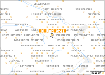 map of Kőkútpuszta