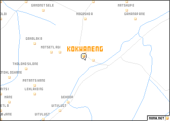 map of Kokwaneng