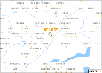 map of Kölaby