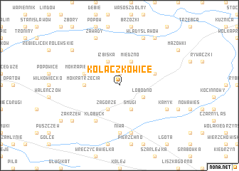 map of Kołaczkowice