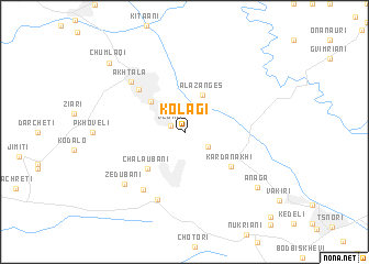 map of Kolagi