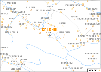 map of Kolah Hū