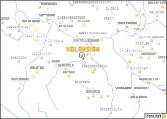 map of Kolāh Sīāh