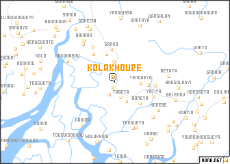 map of Kolakhouré