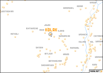 map of Kolak