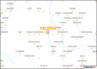 map of Kolanda
