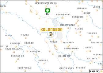 map of Kolangbor