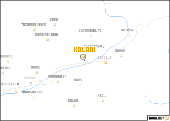 map of Kolanı