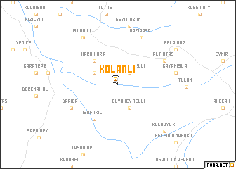 map of Kolanlı