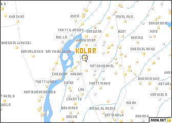 map of Kolar
