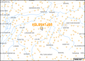 map of Kolashtjān