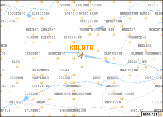 map of Kołata