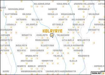 map of Kolayaye