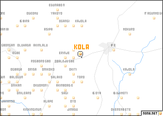map of Kola