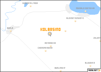 map of Kolbasino
