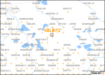 map of Kolbitz