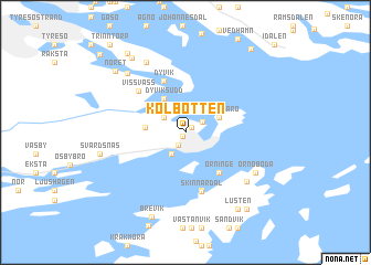 map of Kolbotten
