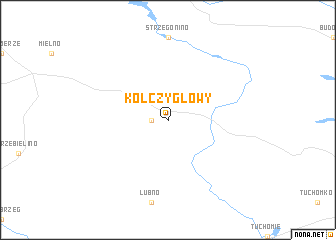 map of Kołczygłowy