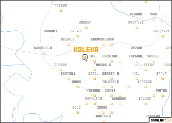 map of Koléka