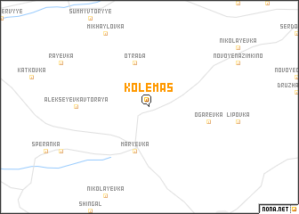 map of Kolemas