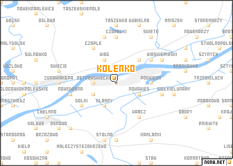 map of Kolenko
