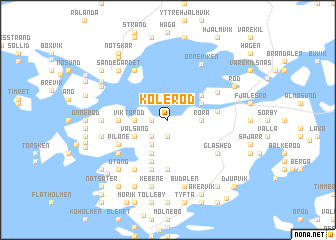 map of Köleröd