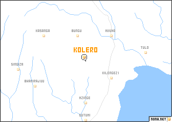 map of Kolero