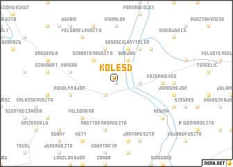 map of Kölesd