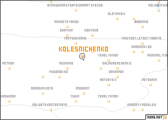 map of Kolesnichenko