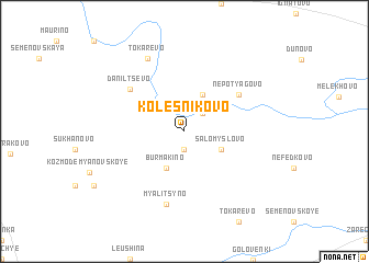 map of Kolesnikovo