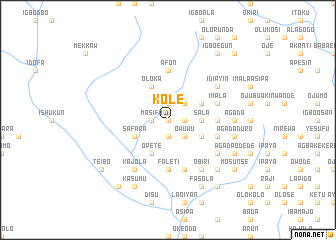 map of Kole