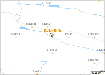 map of Kölfors