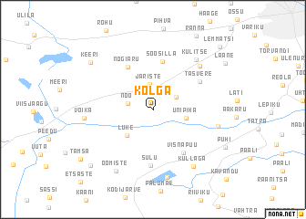 map of Kolga