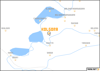 map of Kolgora