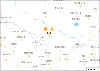 map of Kolgu