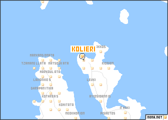 map of Kolierí