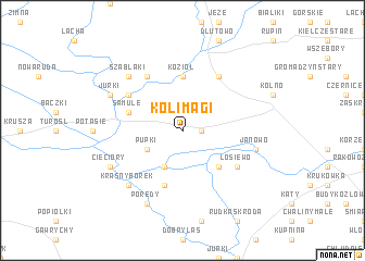 map of Kolimagi