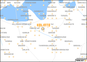 map of Kolinto