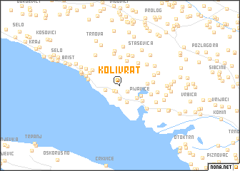 map of Kolivrat