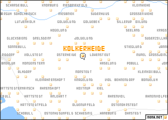 map of Kolkerheide