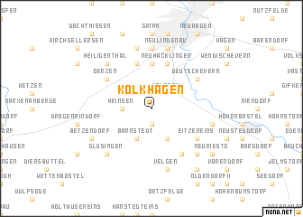 map of Kolkhagen