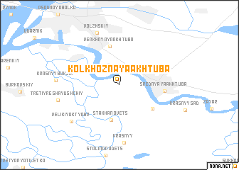 map of Kolkhoznaya Akhtuba