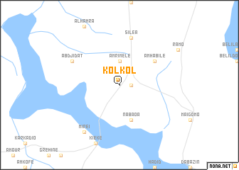 map of Kolkol