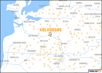 map of Kolkondas