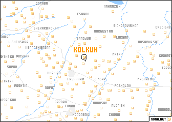 map of Kolkūh
